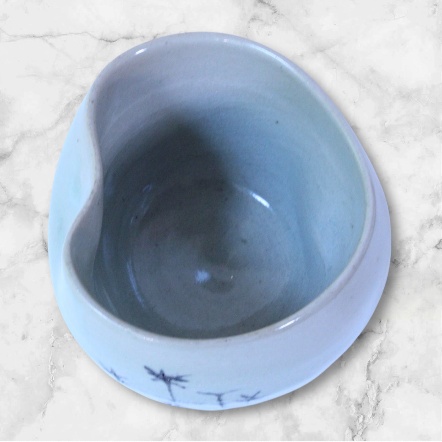 Sage Wide Thumb Heart Cup