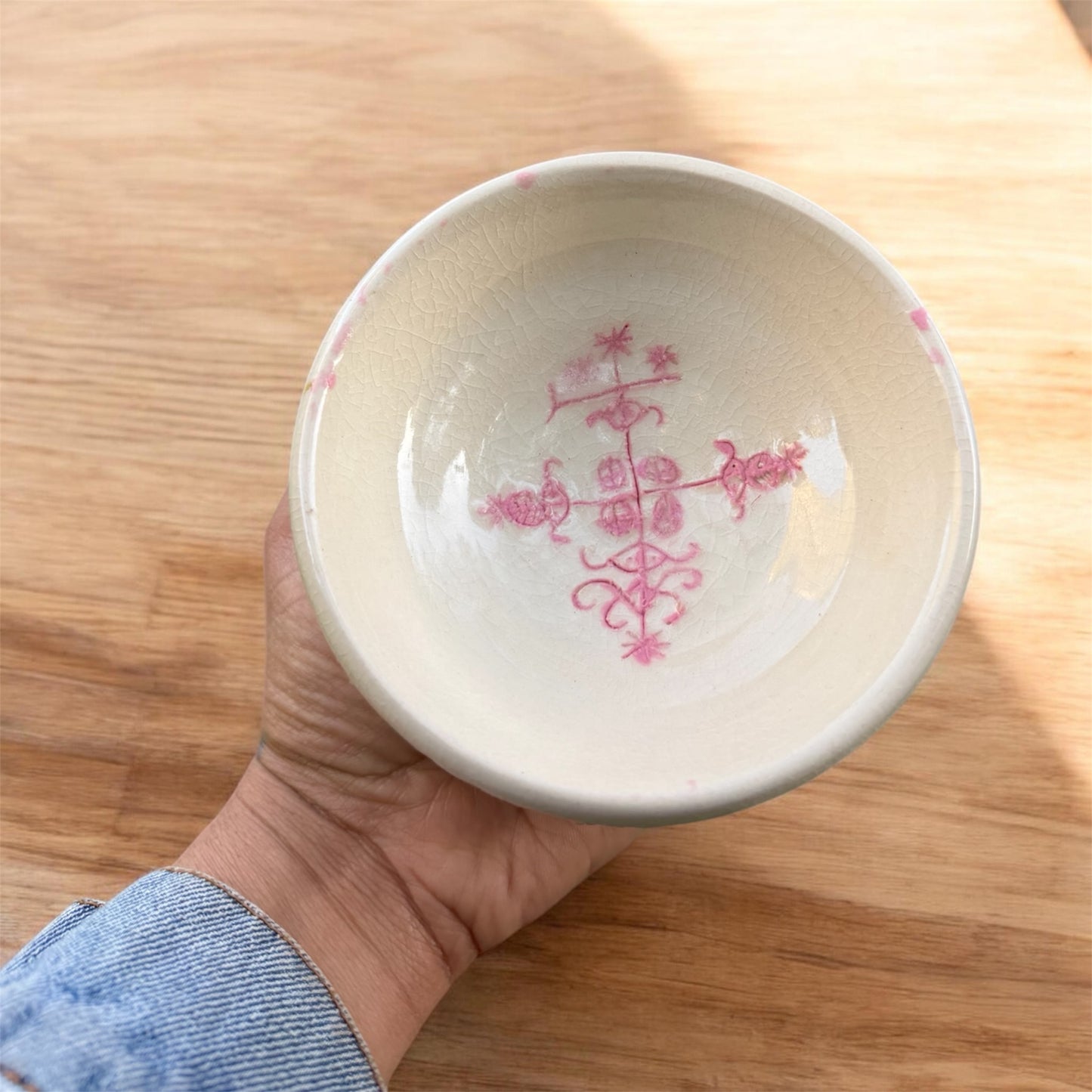 Pink and White Ancestor Bowl