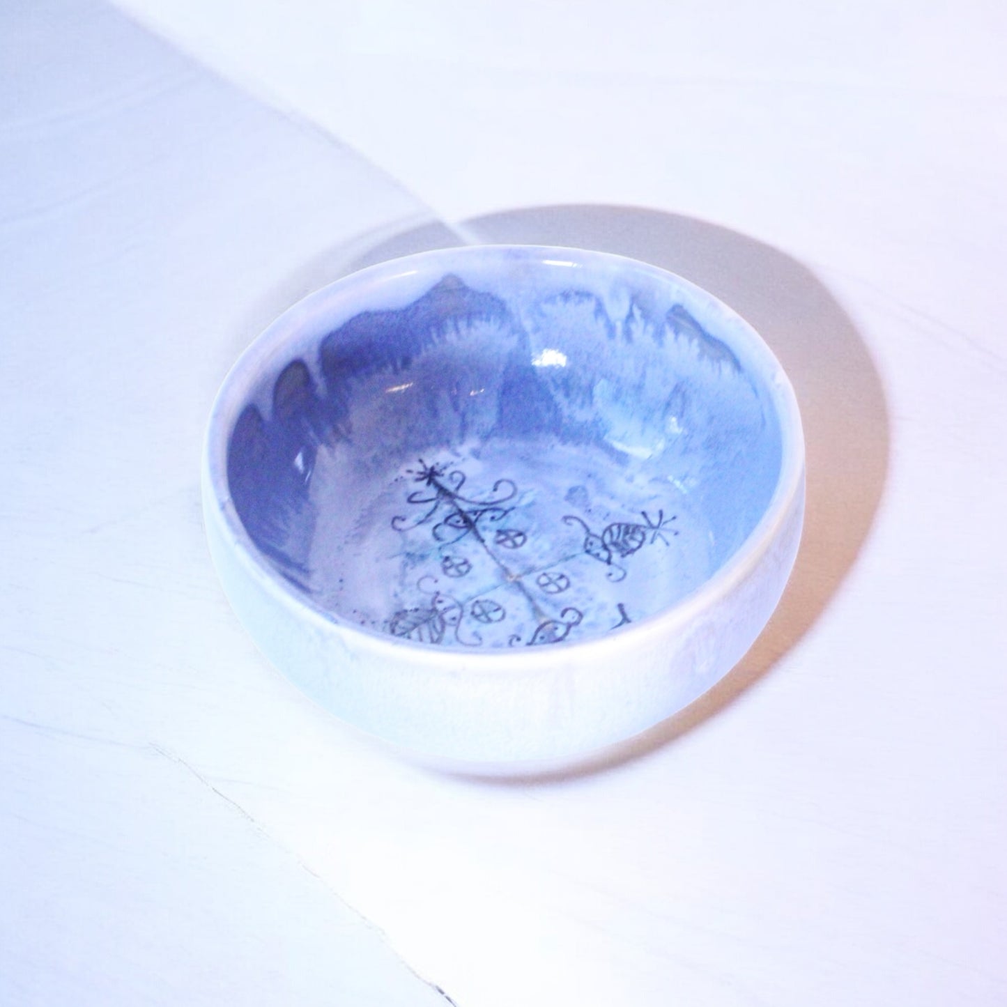 Mixed Marble Lavender Ancestral Bowl