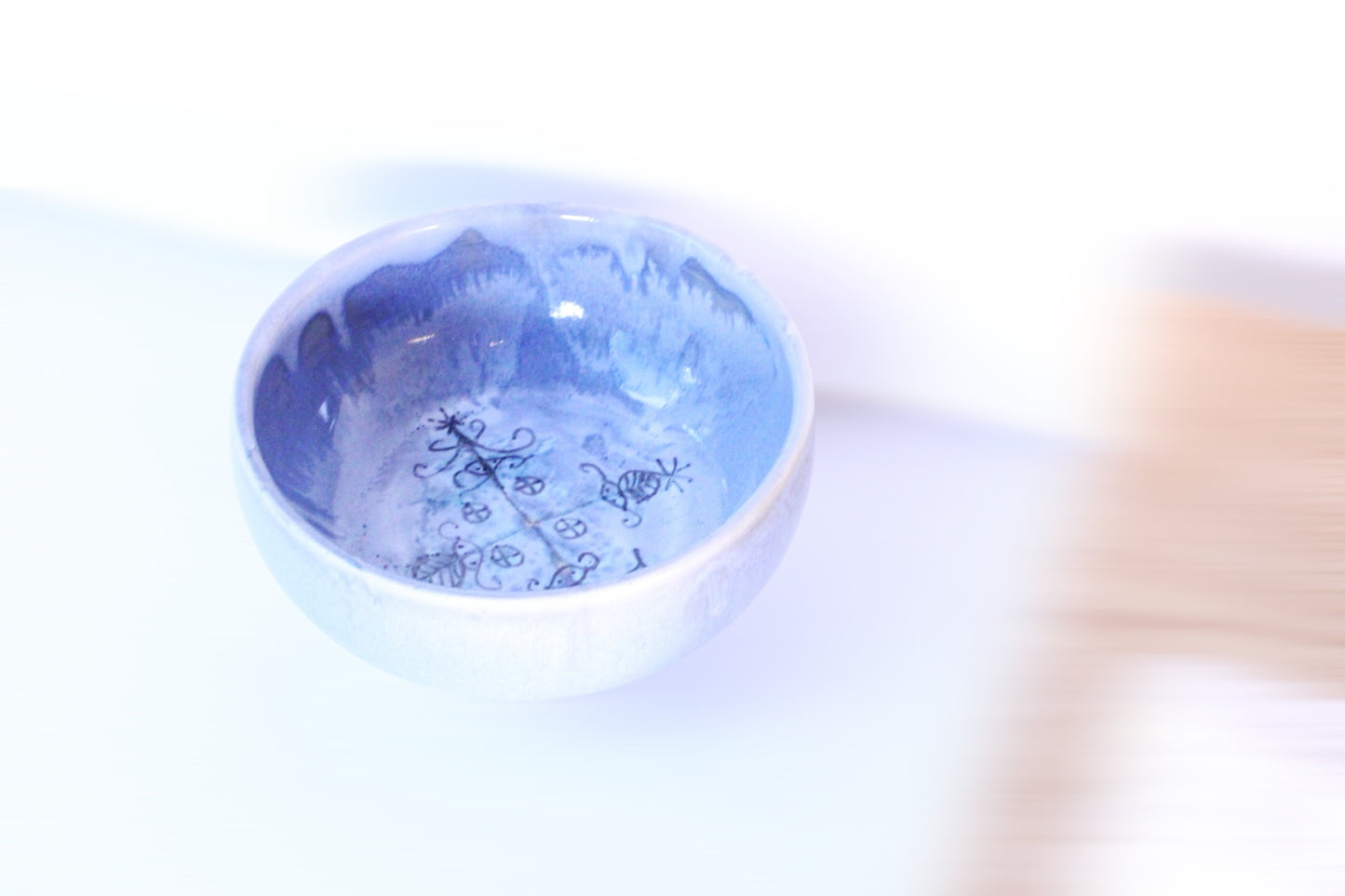 Mixed Marble Lavender Ancestral Bowl