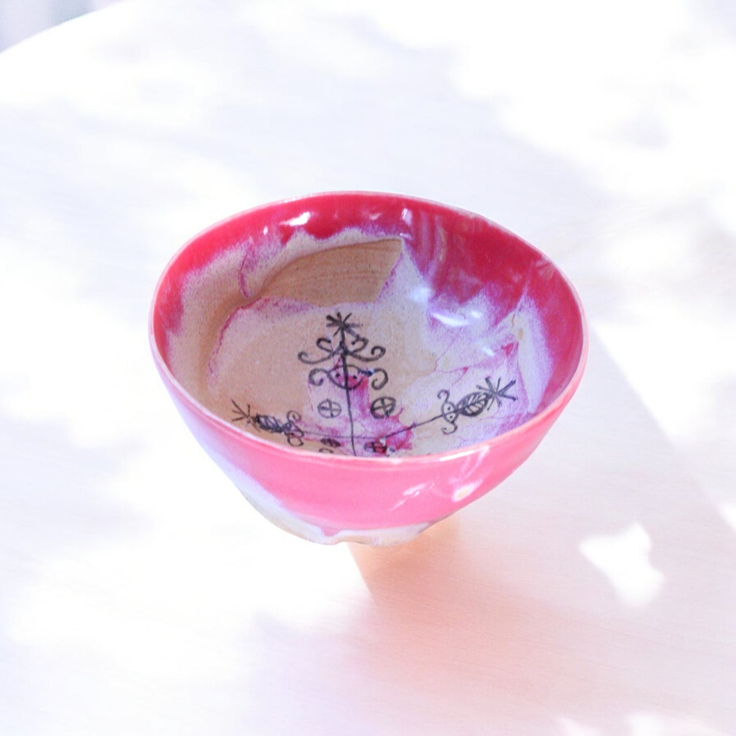Deep Red Earth Ancestral Bowl