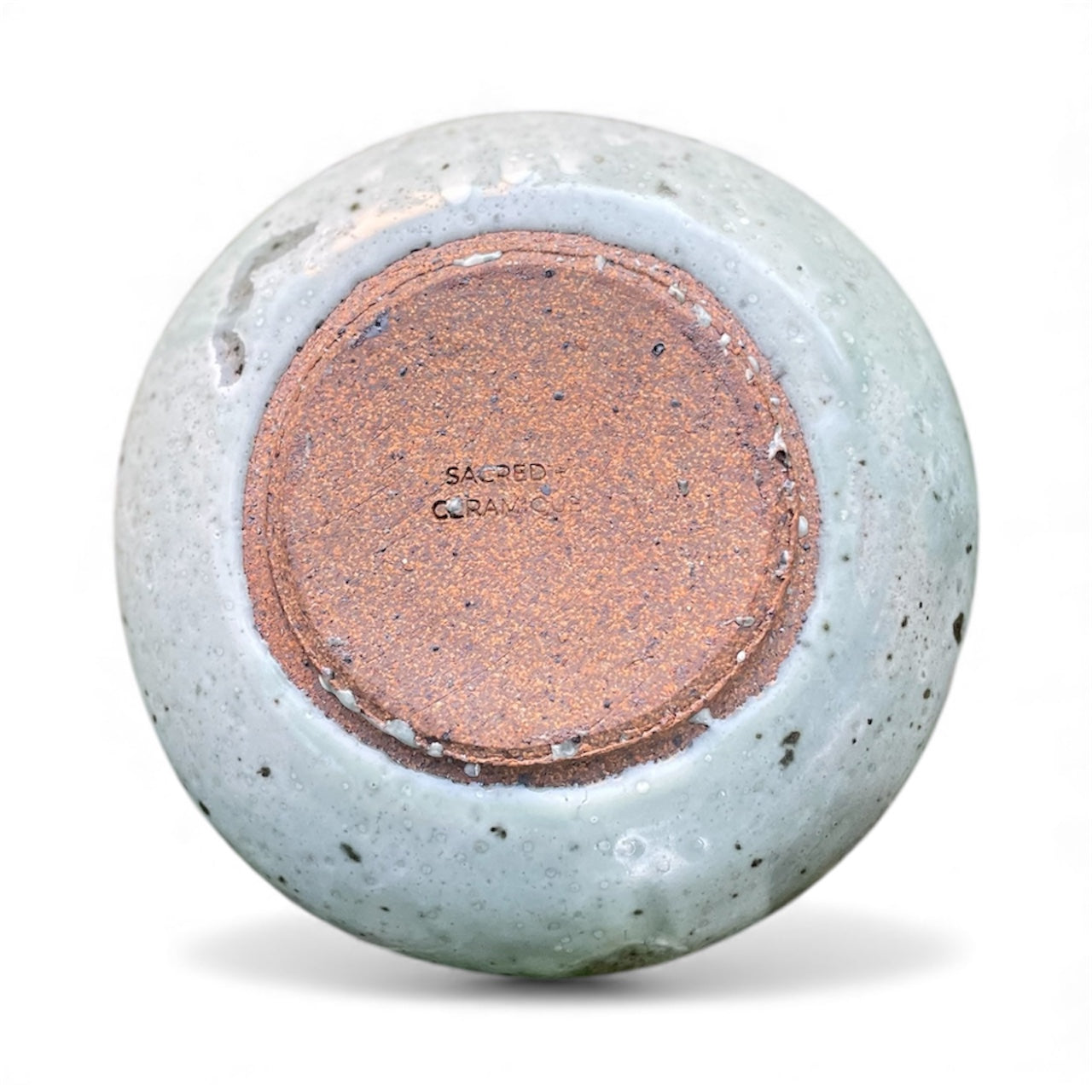 Speckled Off-White Sacred Bowl