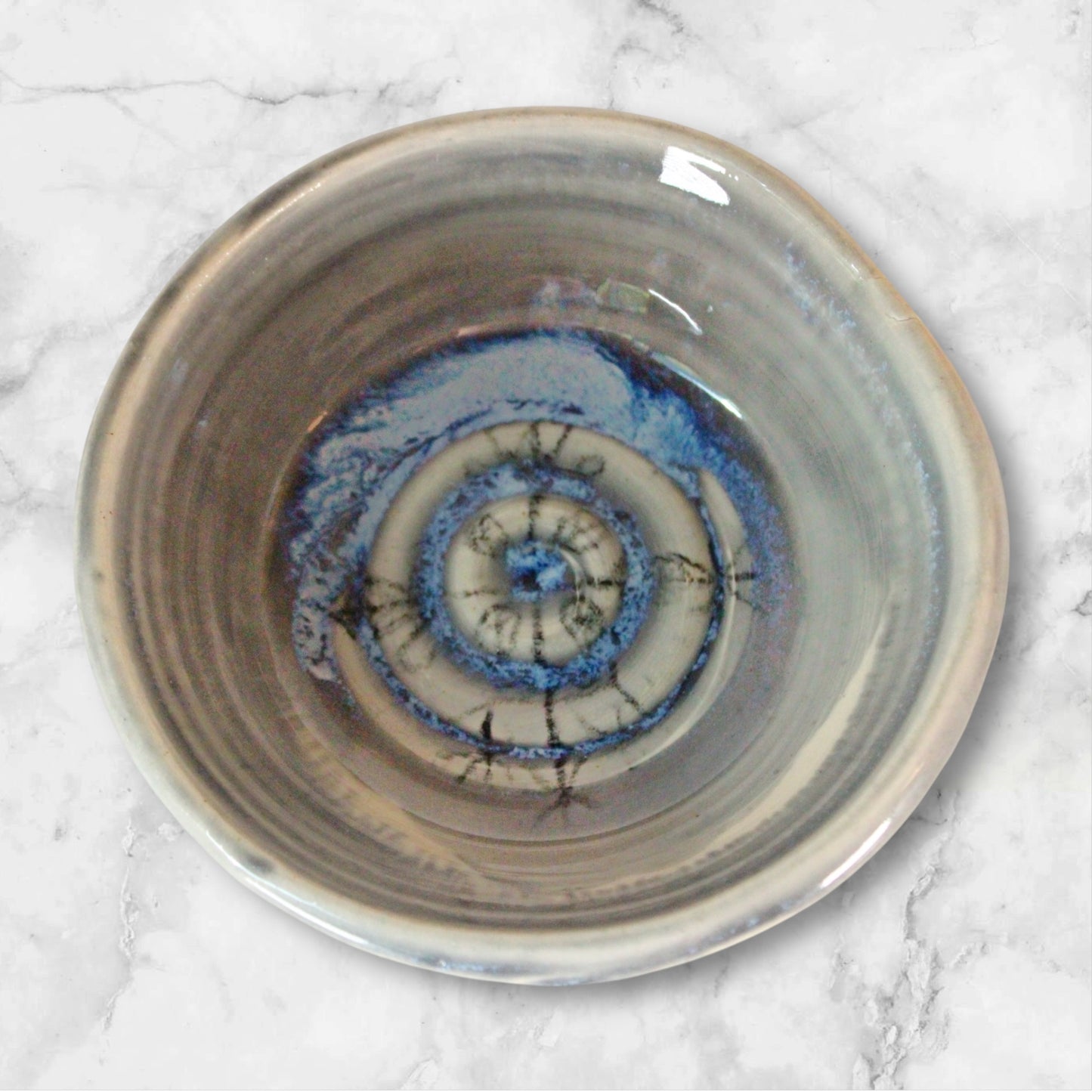 Blue Swirl Ancestral Bowl