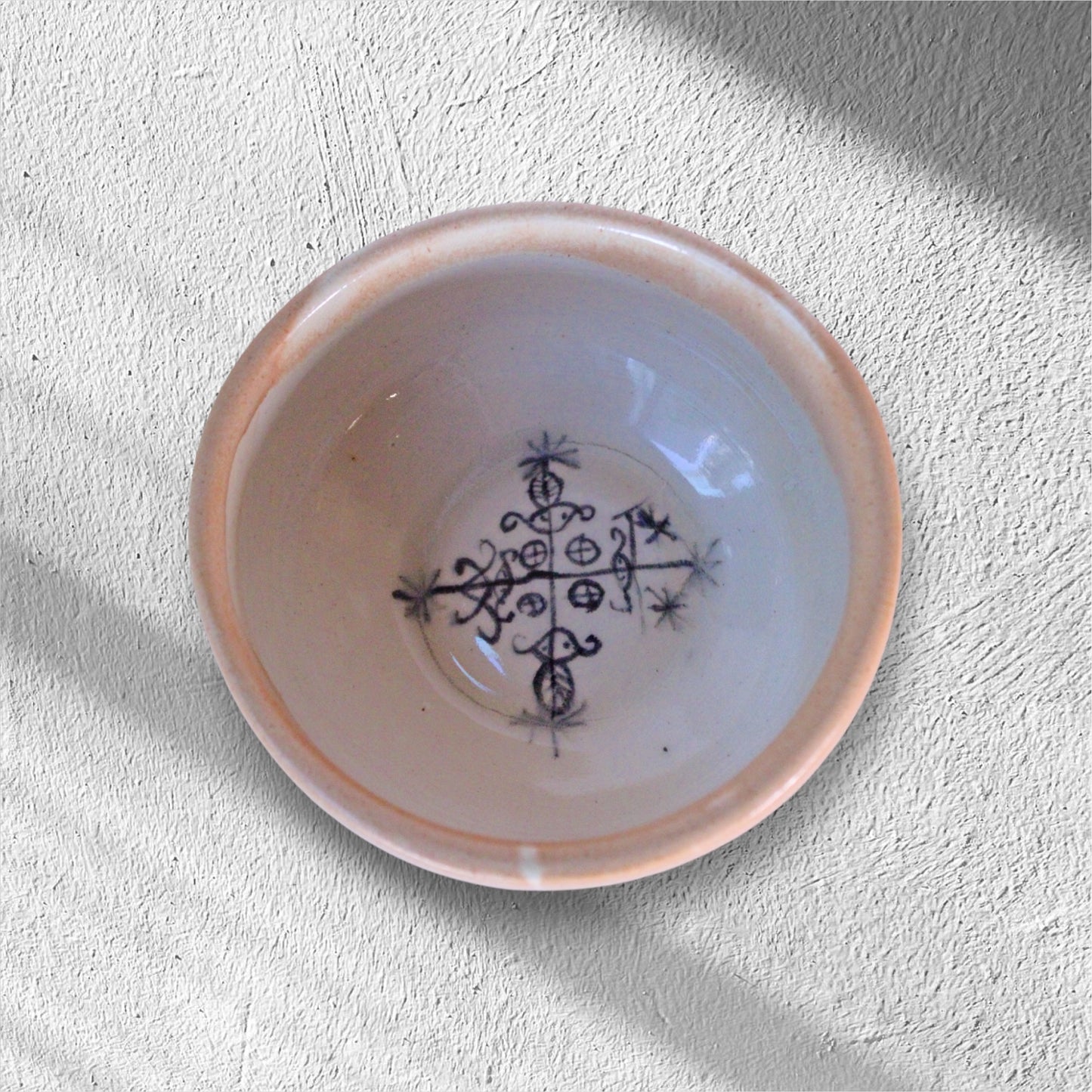 Earth Representation Clay Bowl