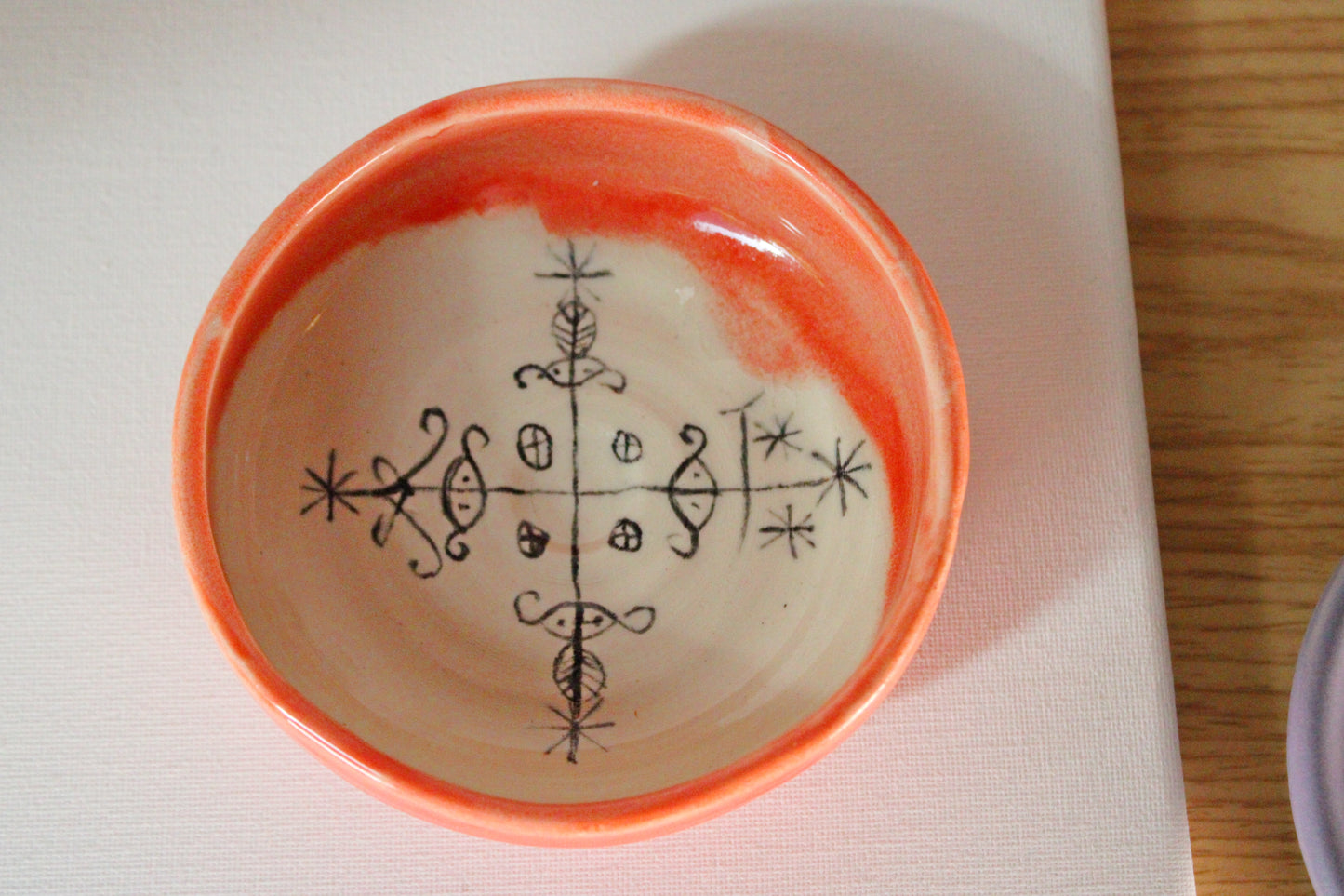 Bright Orange Ancestral Bowl