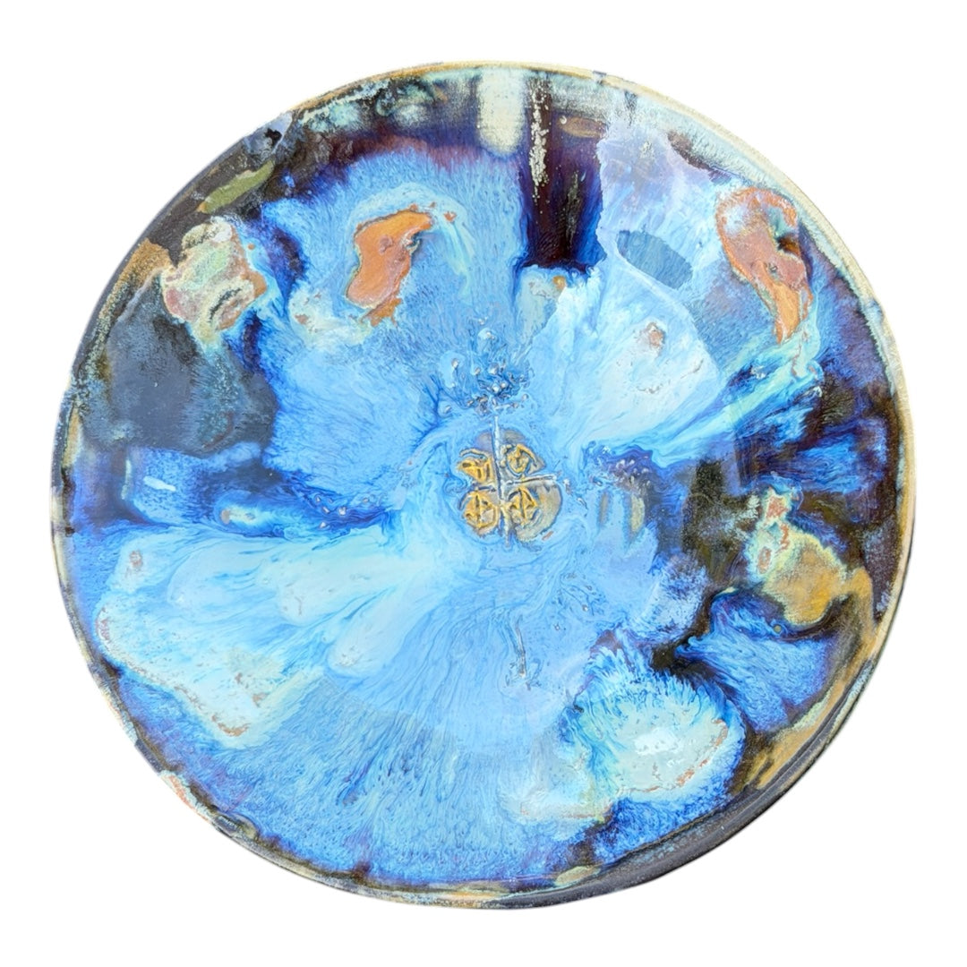 Blue Oil Drip