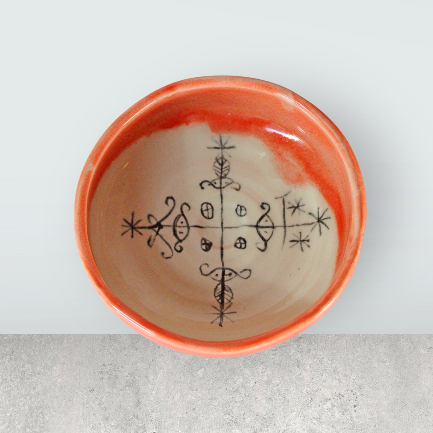 Bright Orange Ancestral Bowl