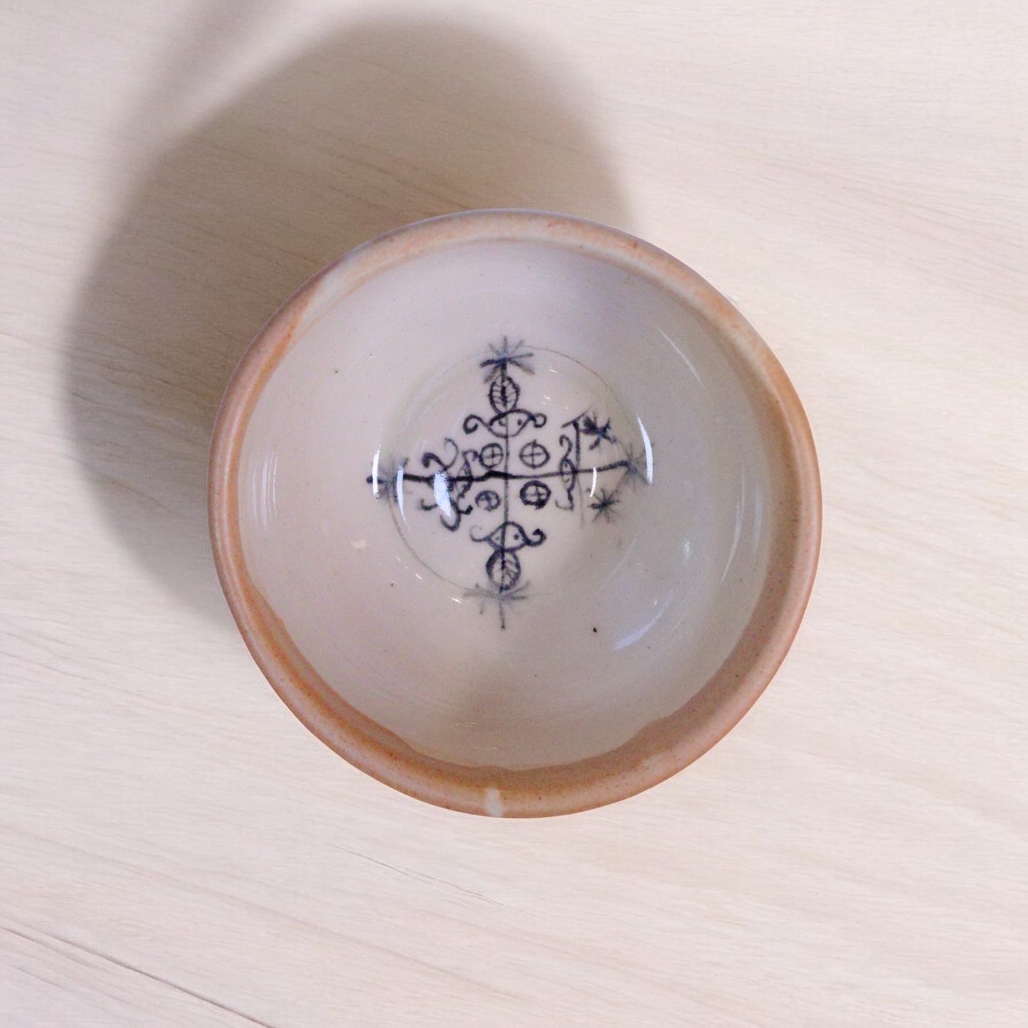 Earth Representation Clay Bowl