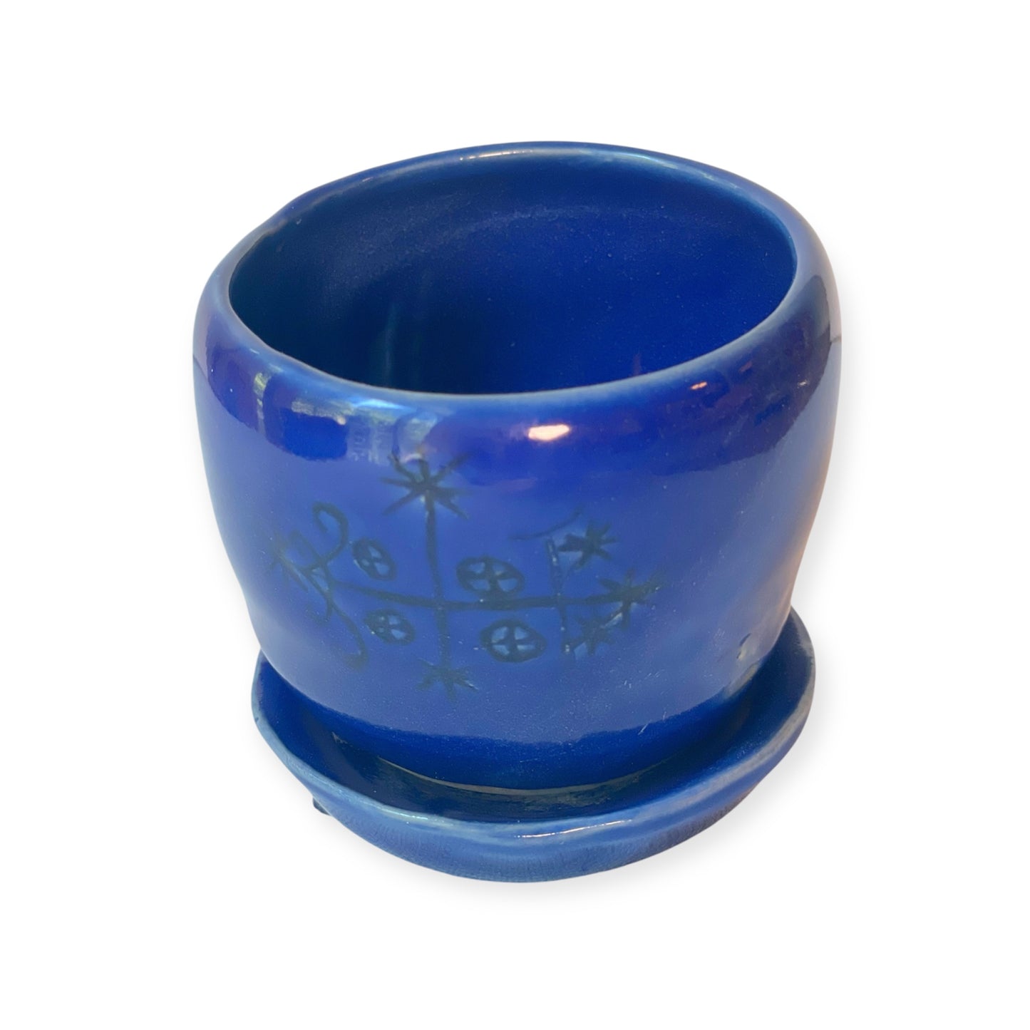Ancestral Blue Bowl Set for Spiritual Offerings