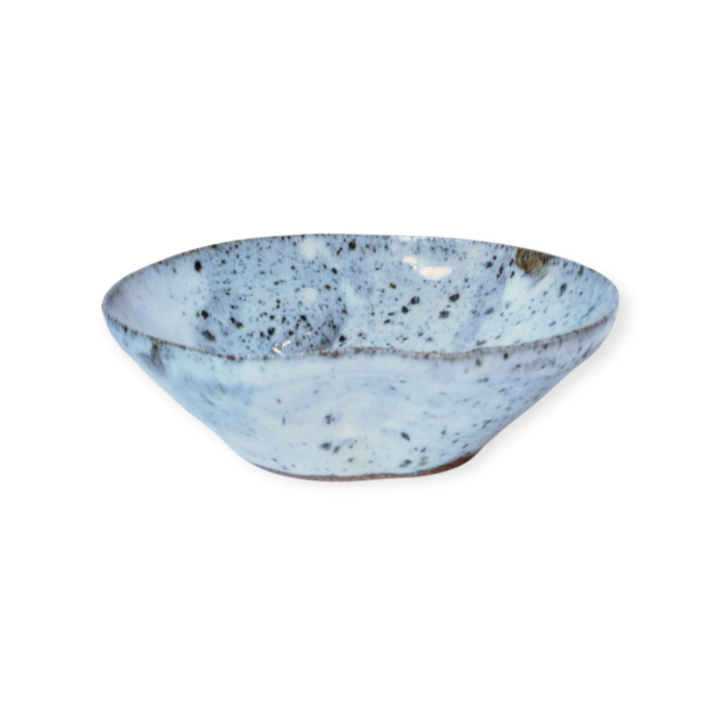 Snow Speckled Glazed Bowl
