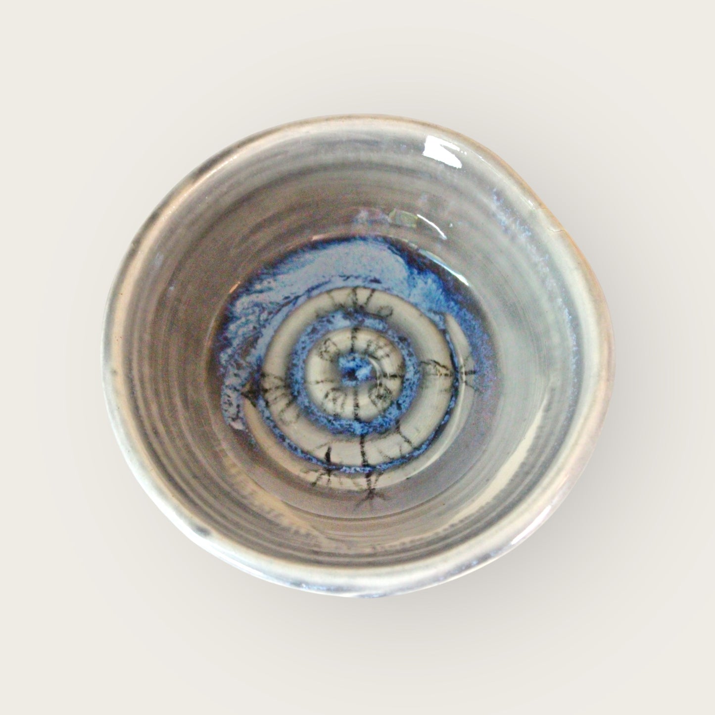 Blue Swirl Ancestral Bowl
