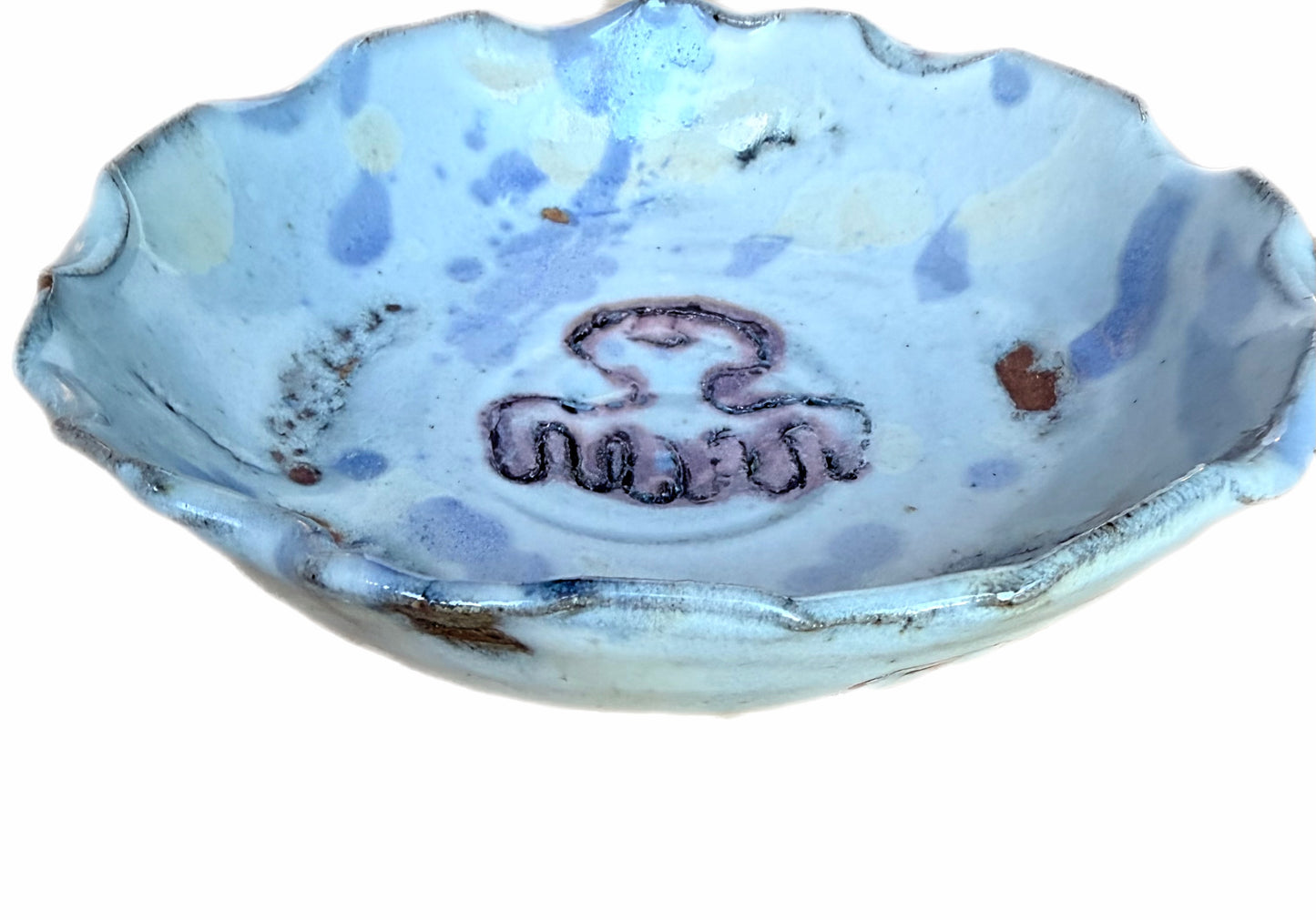 Colored Beauty Ridged Bowl
