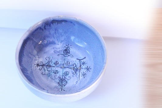 Mixed Marble Lavender Ancestral Bowl