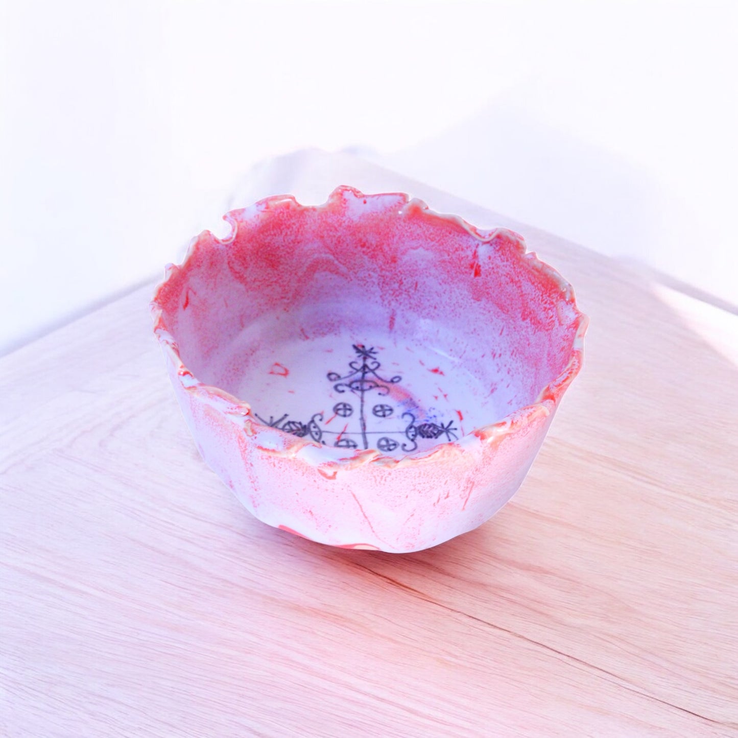 Ridged Unique Ancestral Bowl