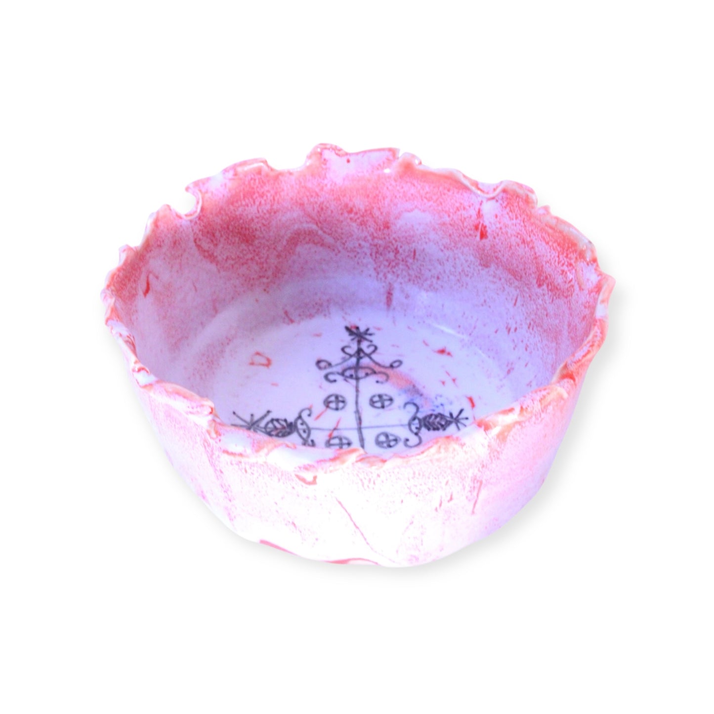 Ridged Unique Ancestral Bowl