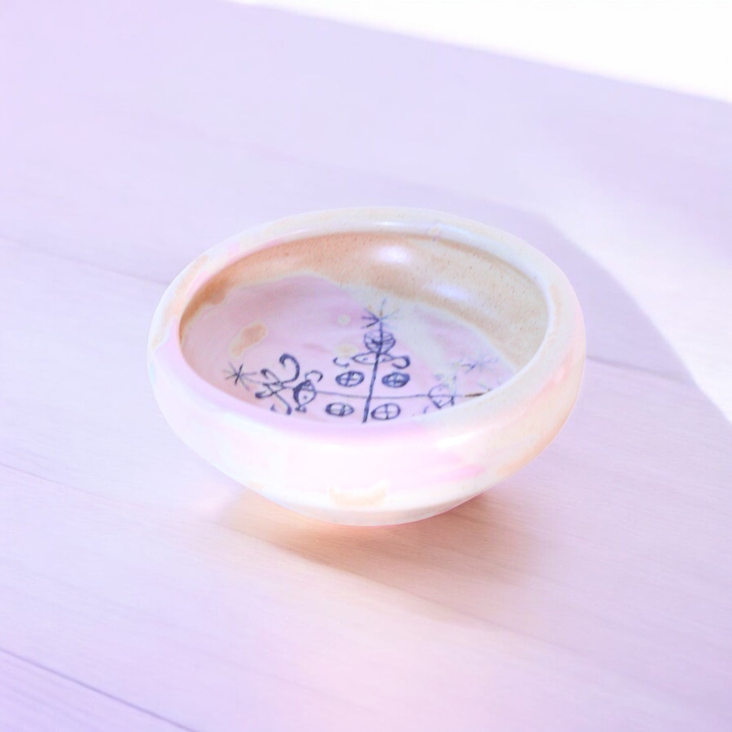 Light Pink & Oaky Ancestral Bowl