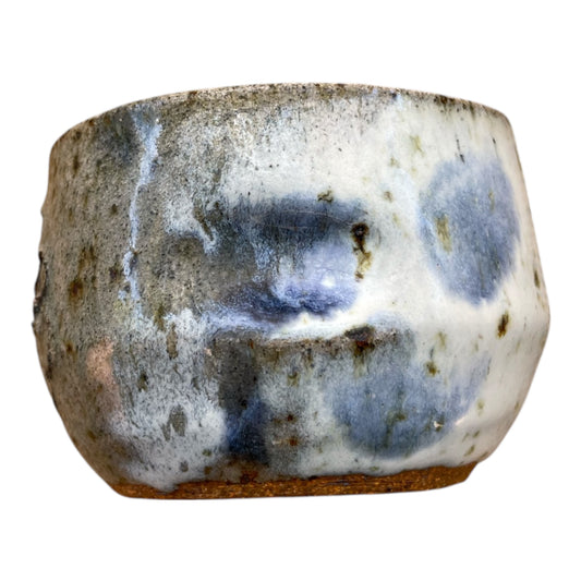 Blue and White Protection Cup