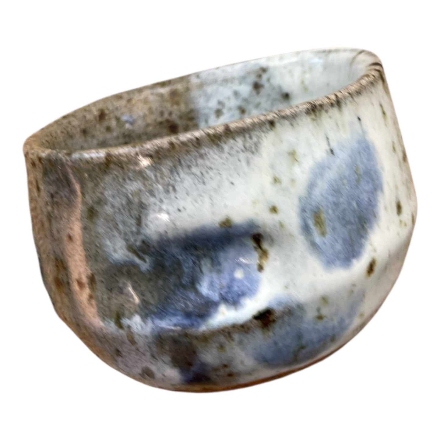 Blue and White Protection Cup