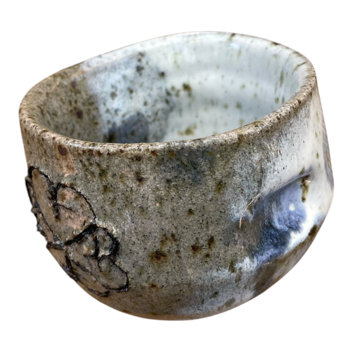 Blue and White Protection Cup